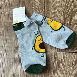 NWT Avocado Ankle Socks